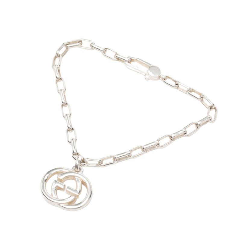 Gucci Interlocking G Bracelet 17 Silver — view 2