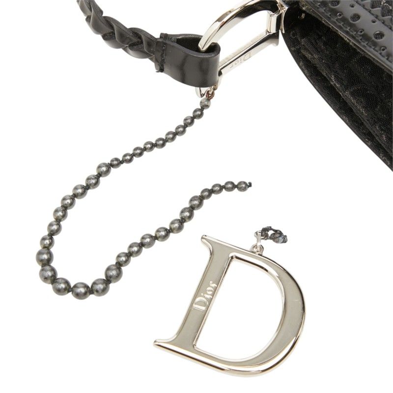 Dior Trotter D'trick Bag Black Canvas Leather — view 8