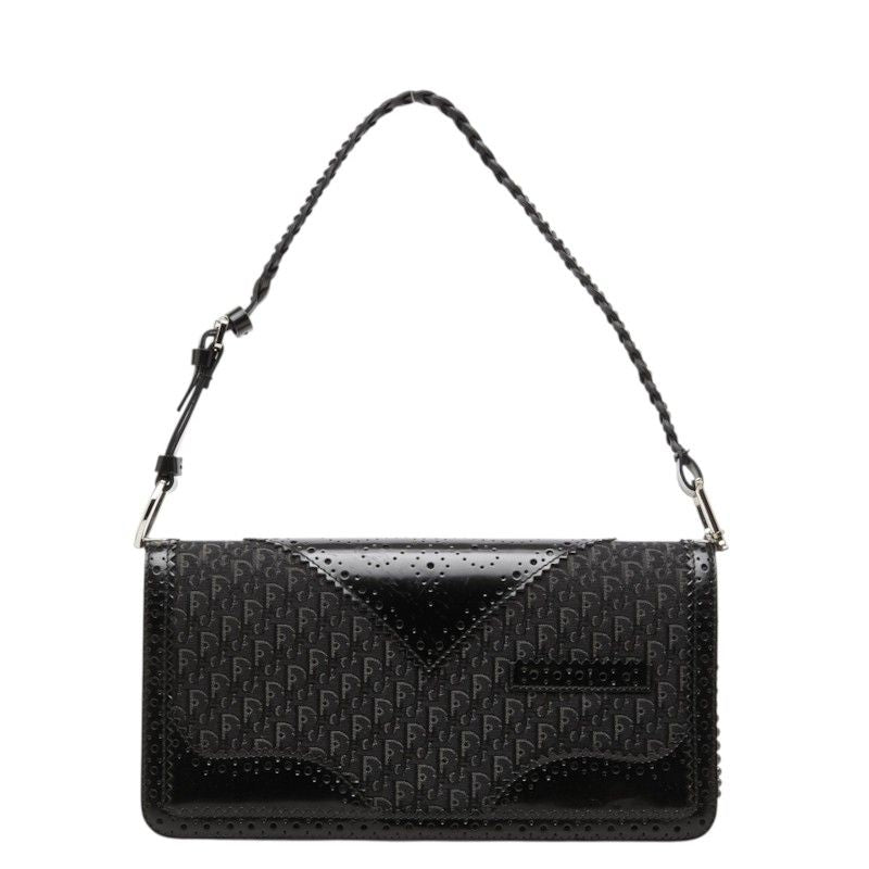 Dior Trotter D'trick Bag Black Canvas Leather