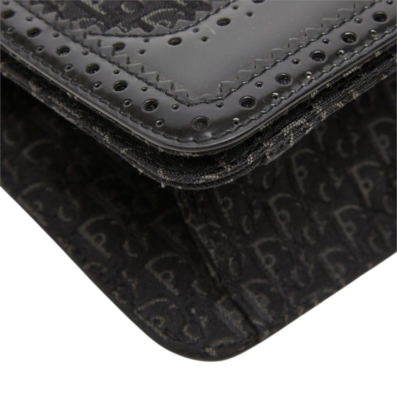 Dior Trotter D'trick Bag Black Canvas Leather — view 5