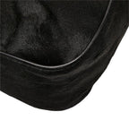 Fendi FF Logo Bag Black Calf Hair Leather — view 6