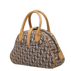Dior Trotter Double Saddle Handbag Beige Canvas Leather — view 2