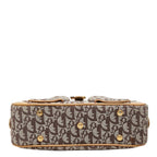 Dior Trotter Double Saddle Handbag Beige Canvas Leather — view 3