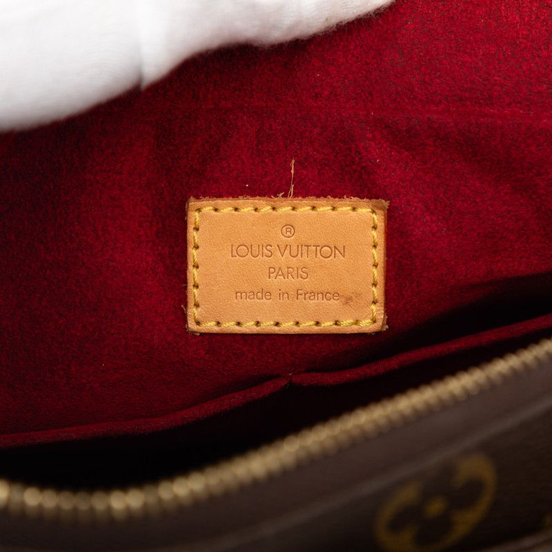 Louis Vuitton Monogram Multipli Cite Tote Bag Brown Leather — view 5