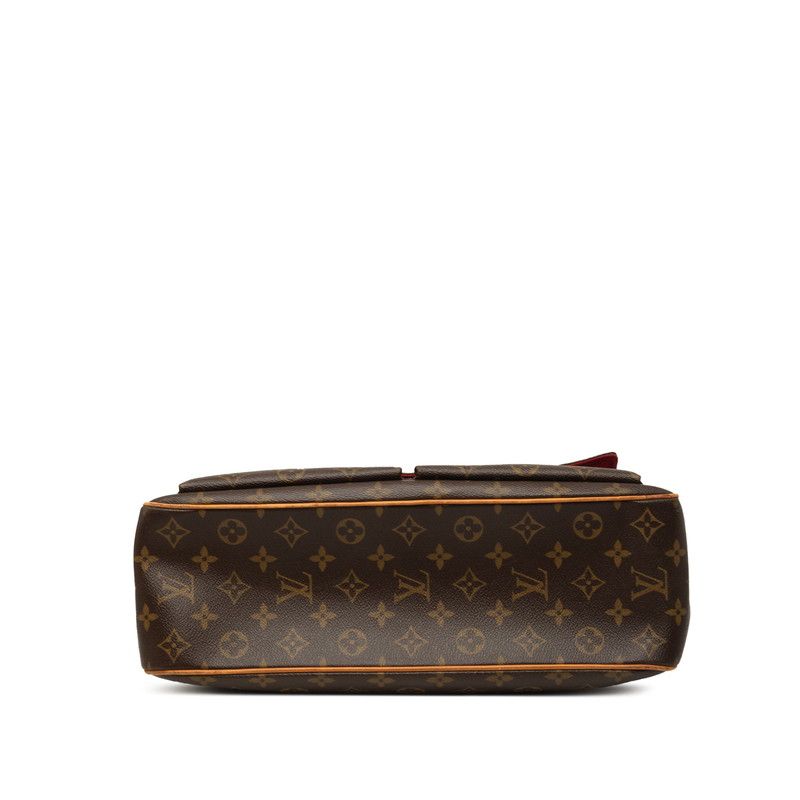 Louis Vuitton Monogram Multipli Cite Tote Bag Brown Leather — view 3