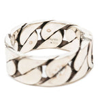 Gucci Interlocking G Chain Ring Silver — view 4