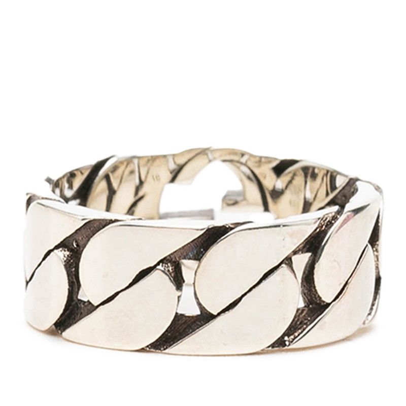 Gucci Interlocking G Chain Ring Silver — view 3