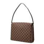 Louis Vuitton Damier Tribereca Carre Bag Brown Leather — view 2
