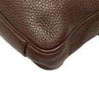 Prada Crossbody Shoulder Bag Brown Camel Leather — view 6