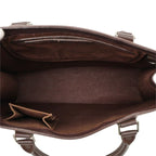 Louis Vuitton Epi Sac Plat PM Handbag Mocha Brown Leather — view 8