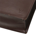 Louis Vuitton Epi Sac Plat PM Handbag Mocha Brown Leather — view 4