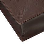 Louis Vuitton Epi Sac Plat PM Handbag Mocha Brown Leather — view 5