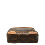 Louis Vuitton Monogram Danube Crossbody Shoulder Bag Brown Leather — view 3