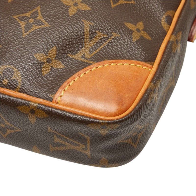 Louis Vuitton Monogram Danube Crossbody Shoulder Bag Brown Leather — view 5