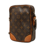 Louis Vuitton Monogram Danube Crossbody Shoulder Bag Brown Leather — view 2