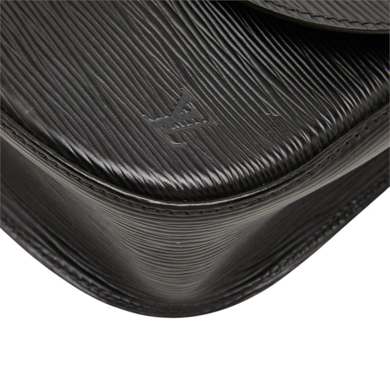 Louis Vuitton Epi Saint-cloud Crossbody Shoulder Bag Noir Black Leather — view 4