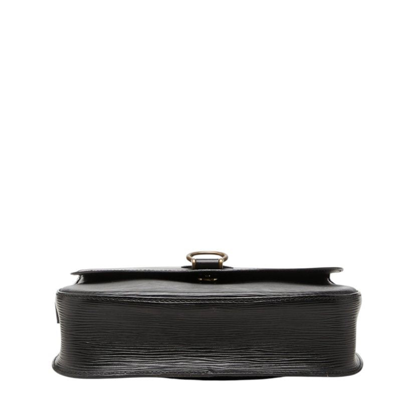 Louis Vuitton Epi Saint-cloud Crossbody Shoulder Bag Noir Black Leather — view 3