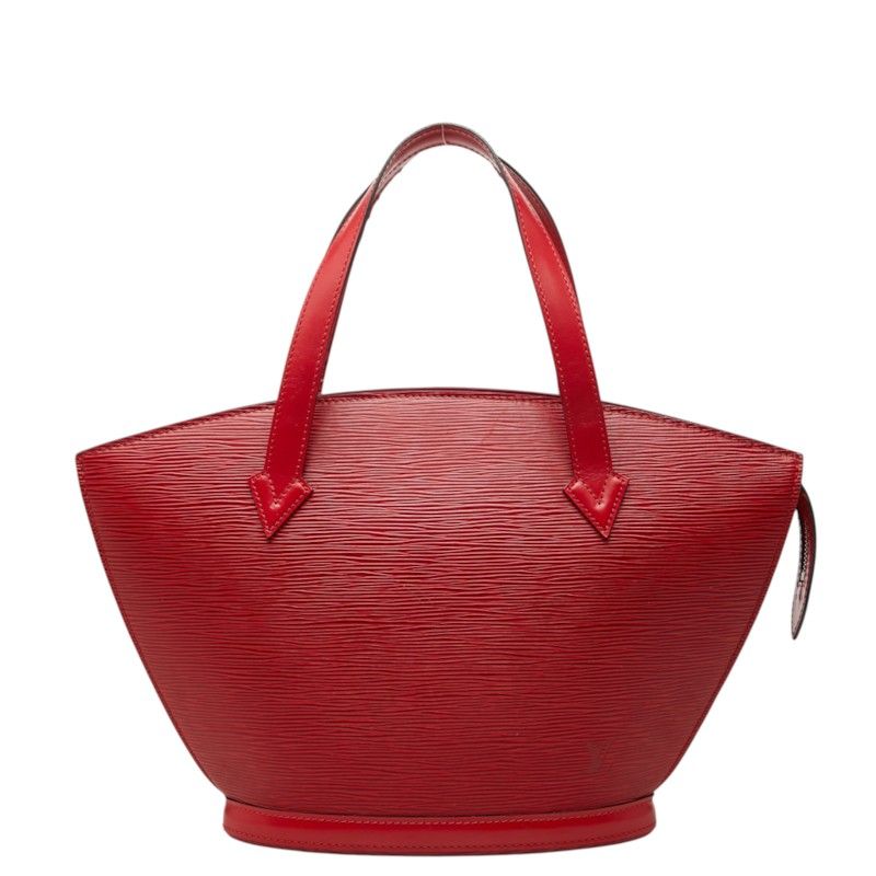 Louis Vuitton Epi Saint Jacques Handbag Castilian Red Leather