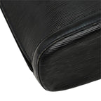 Louis Vuitton Epi Lussac Tote Shoulder Bag Noir Black Leather — view 7