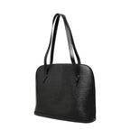 Louis Vuitton Epi Lussac Tote Shoulder Bag Noir Black Leather — view 2