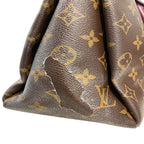 Louis Vuitton Monogram Pallas 2-Way Shoulder Bag Brown Raisin Purple Leather — view 8