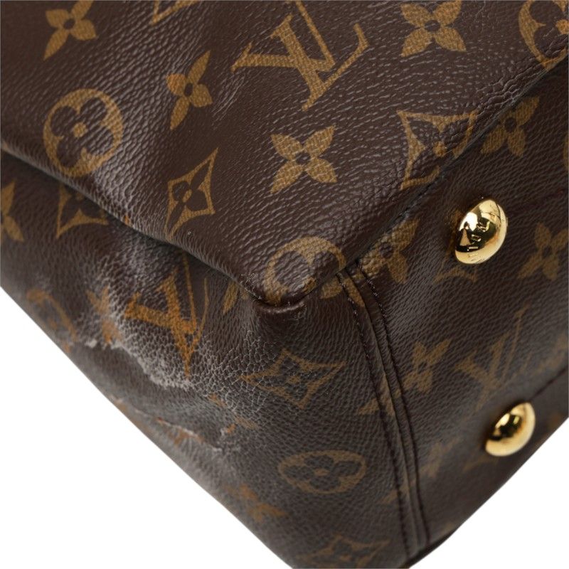 Louis Vuitton Monogram Pallas 2-Way Shoulder Bag Brown Raisin Purple Leather — view 5