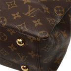 Louis Vuitton Monogram Pallas 2-Way Shoulder Bag Brown Raisin Purple Leather — view 4