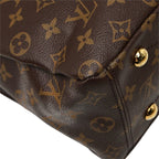 Louis Vuitton Monogram Pallas 2-Way Shoulder Bag Brown Raisin Purple Leather — view 7