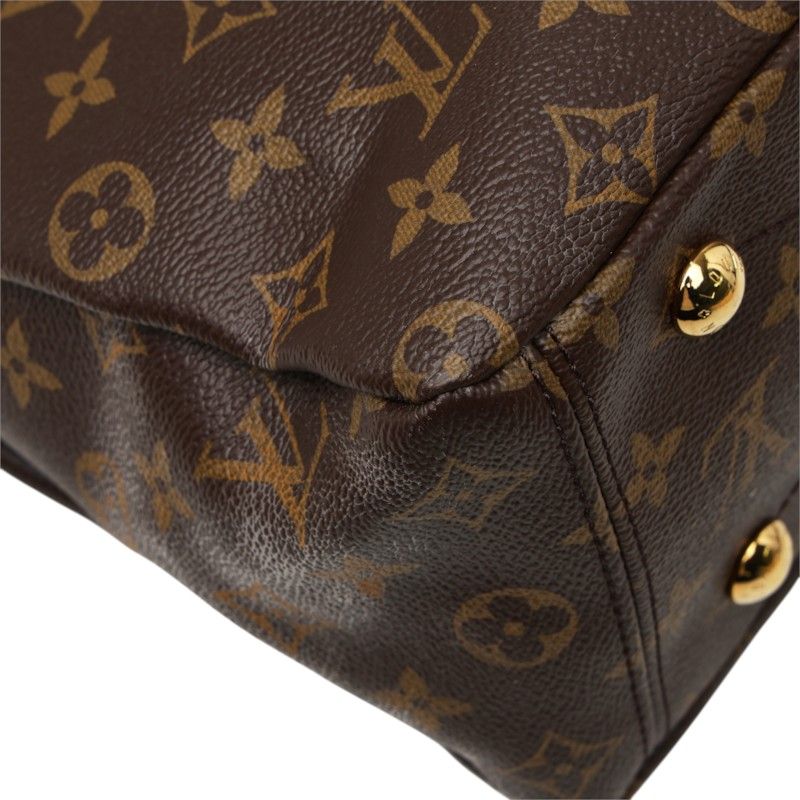 Louis Vuitton Monogram Pallas 2-Way Shoulder Bag Brown Raisin Purple Leather — view 7