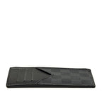 Louis Vuitton Damier Graphite Coin Card Holder Purse Case Fragment Black Leather — view 3