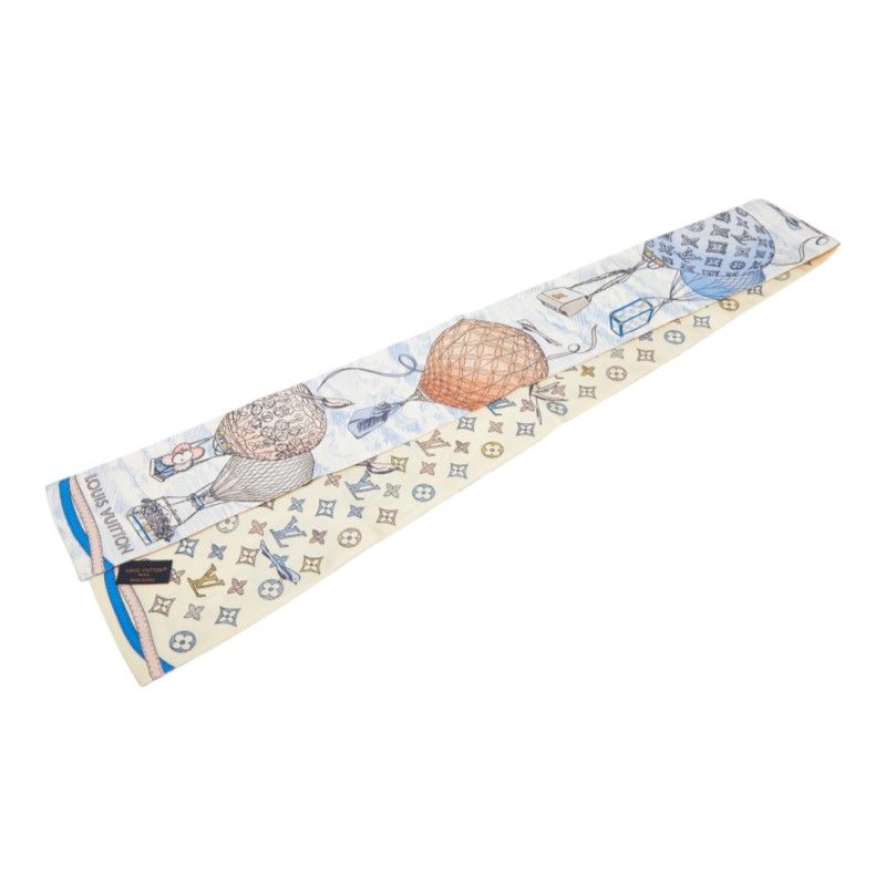 Louis Vuitton Bandeau Up and Away Scarf Multicolor Silk