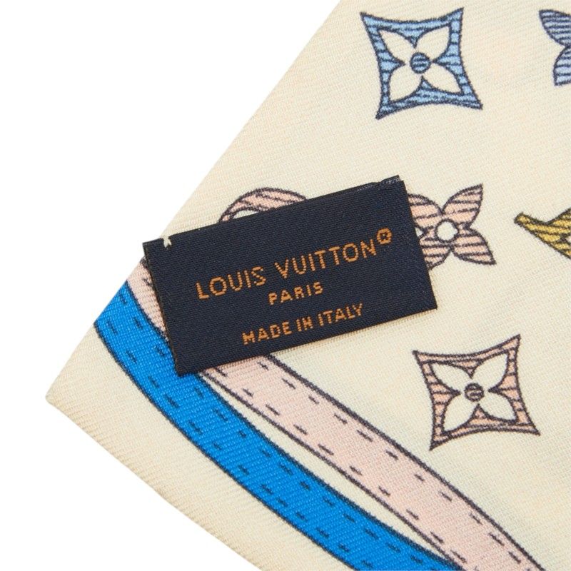 Louis Vuitton Bandeau Up and Away Scarf Multicolor Silk — view 4