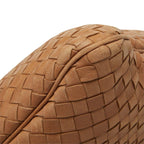 Bottega Veneta Intrecciato Julie Tote Bag Brown Leather — view 4