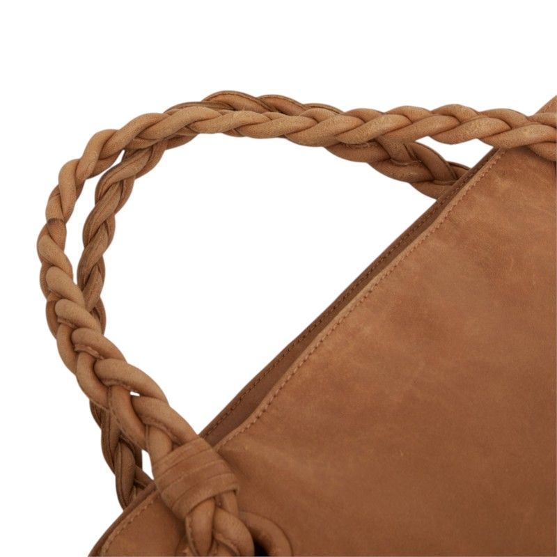Bottega Veneta Intrecciato Julie Tote Bag Brown Leather — view 6