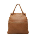 Bottega Veneta Intrecciato Julie Tote Bag Brown Leather