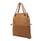 Bottega Veneta Intrecciato Julie Tote Bag Brown Leather — view 2