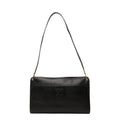 Dior CD Logo Bag Handbag Black Leather