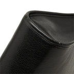 Dior CD Logo Bag Handbag Black Leather — view 4