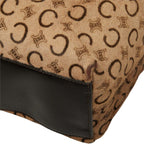 Celine C Macadam Shoulder Bag Beige Calf Hair — view 6