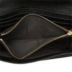 Fendi Logo Wallet Continental Black Leather — view 7