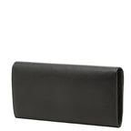 Fendi Logo Wallet Continental Black Leather — view 2
