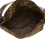 Fendi Zucca Mamma Baguette Shoulder Bag Brown Canvas Leather — view 8