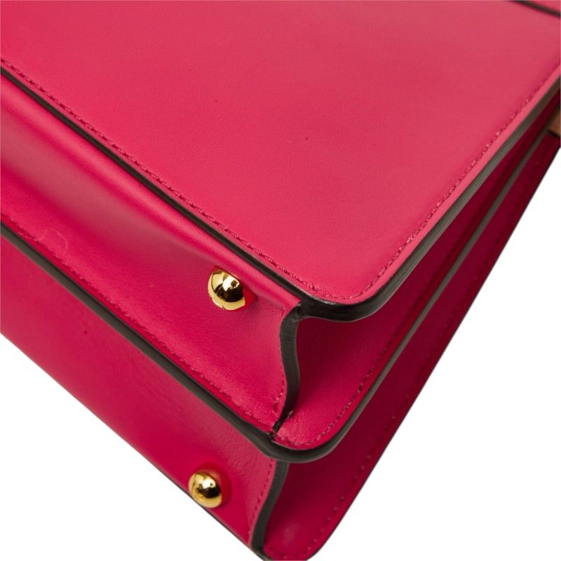 Fendi Selleria Peekaboo ISeeU Small Shoulder Bag Pink Leather — view 4