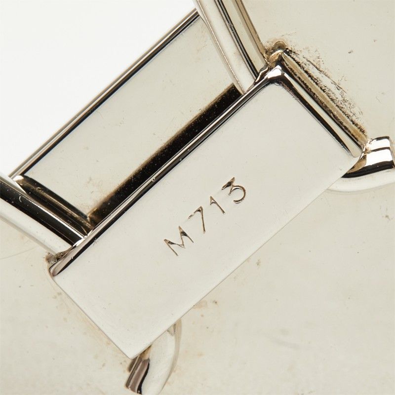 Prada Key Ring Black Silver Metal Key Holder — view 3