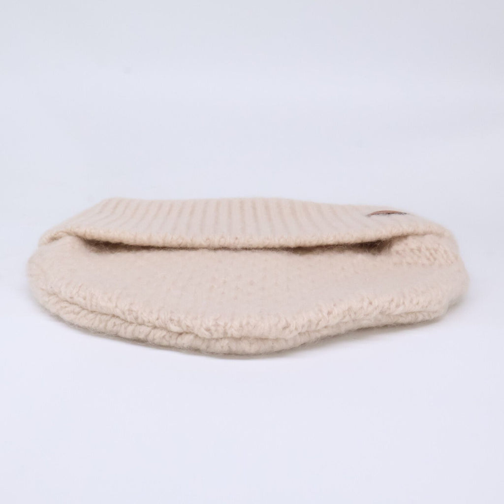 Hermes Lou Cashmere Mohair Beanie Knit Cap Hat — view 5