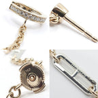 Hermes Single Earrings Mix and H Left 00 Diamond — view 6