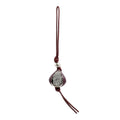 Loewe Charm Beaded Fig Keychain