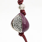 Loewe Charm Beaded Fig Keychain — view 2