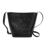 Celine Shoulder Bag Small Bucket Cuir Triomphe
