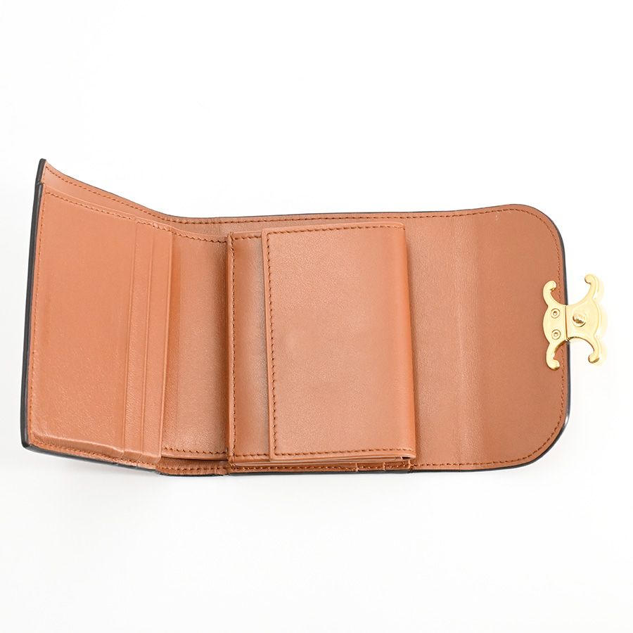 Celine Medium Wallet Small Flap Triomphe — view 4